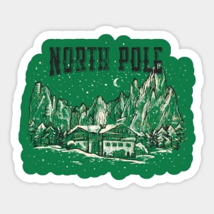 North Pole Sticker